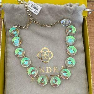 NWT Kendra Scott Jolie Gold Statement Necklace